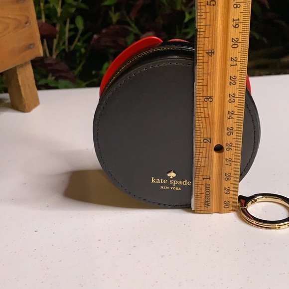 Kate Spade Poppy Zippered Coin Purse with Keychain - Picture 6 of 17